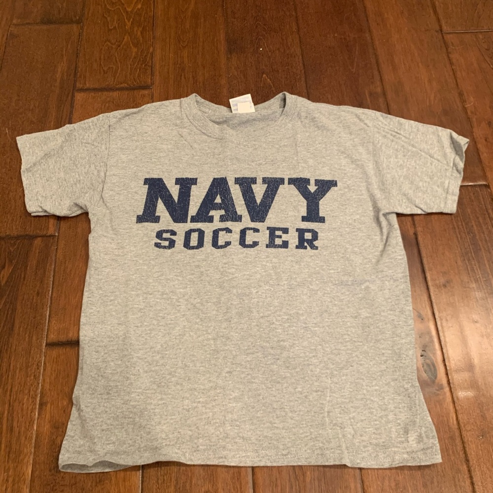 *FREE WITH PURCHASE* Navy Soccer Youth Tee
